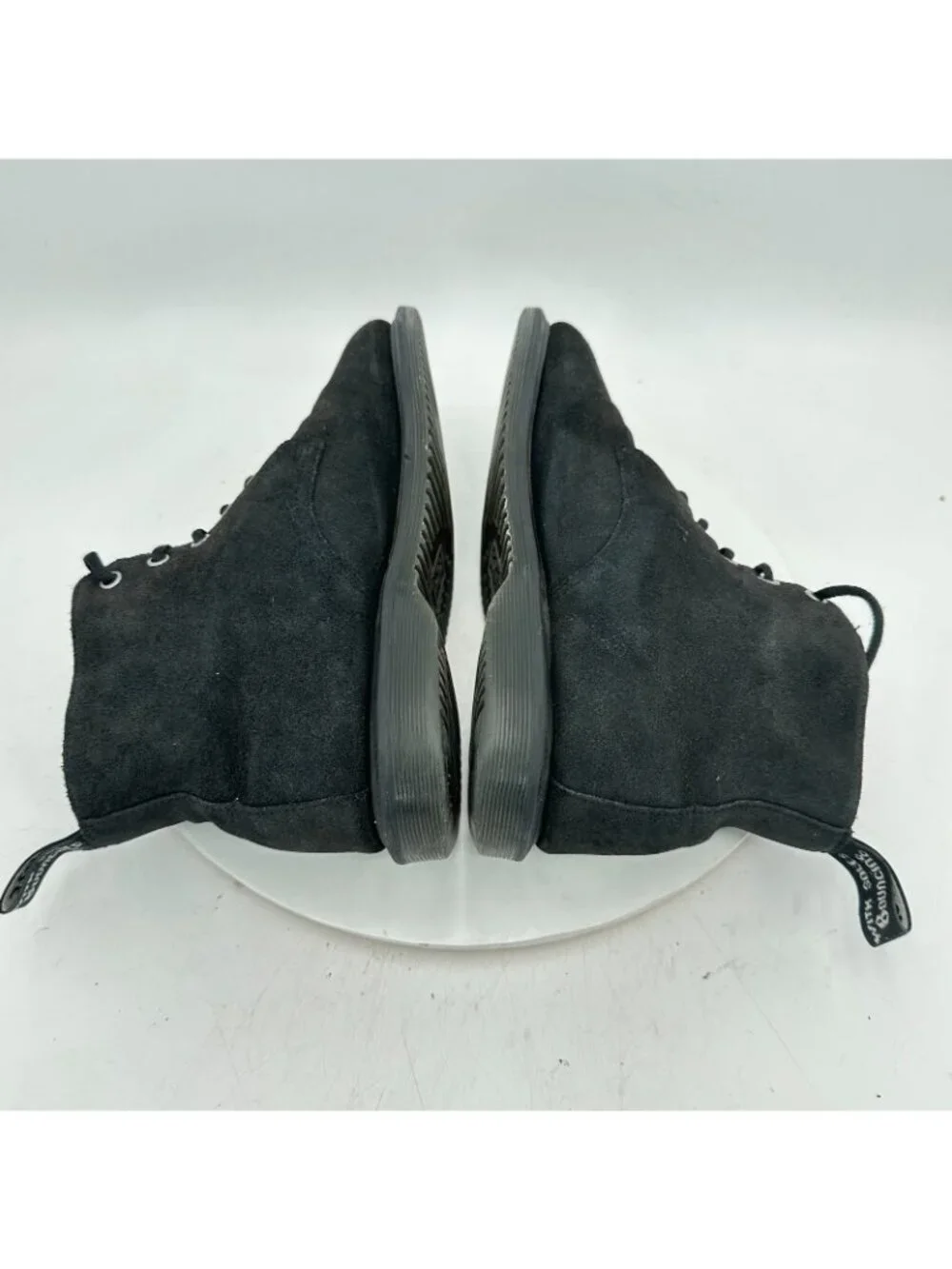 Dr. Martens Emmeline Women Size 9 Black Smooth Leather Lace Up Ankle Boot